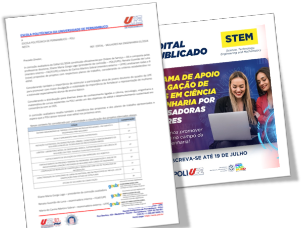 Resultado FINAL do Edital – Programa de Apoio à Divulgação de Cursos nas Áreas de Ciência e Engenharia Através de Pesquisadoras Mulheres 2024